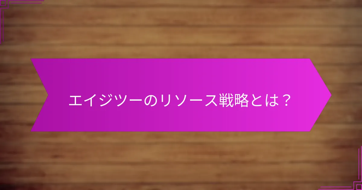 リソース効率を高めるためのドラフト手法は？